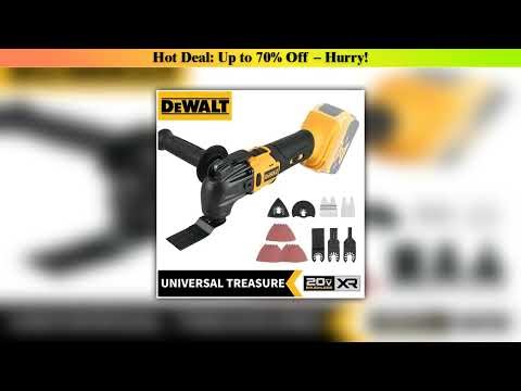 DEWALT 20V MAX Brushless Cordless Oscillating Multi Tool 5 Accessories Included Tool Free Quick