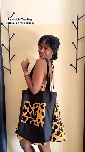 Reversible Tote Bag Sewing Tutorial #sewingtutorial