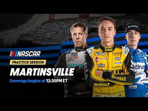 LIVE NASCAR CUP SERIES PRACTICE | Martinsville | Prime Video