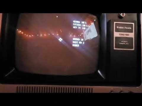 Playing Datastones Of Ryn on a TRS-80 Model I Computer