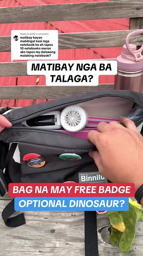 Durable School Bag with Free Brooches | High-Quality Notebook Bag