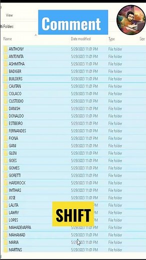 Copy File/Folder name in excel sheet #excel #learning #excel