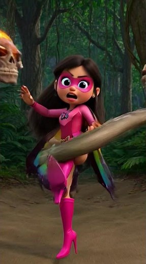 Superbutterfly sunked in Quicksand By MONSTER ! #quicksand #peril#annalindquist #superheroine