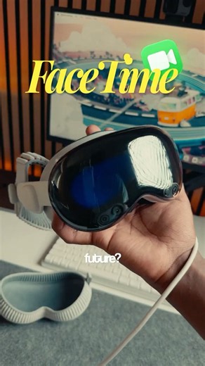 The future of FaceTime! Apple Vision Pro! #apple #applevisionpro #facetime