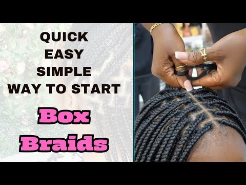 Fastest Beginner-Friendly Box Braids!