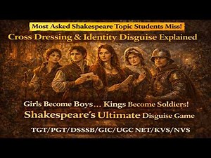 Shakespeare’s Cross Dressing & Identity Disguise Explained | Hidden Drama Secrets Revealed | Gender