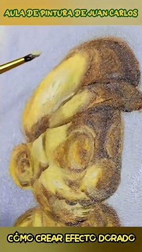 Cómo pintar color dorado. Paso a paso.