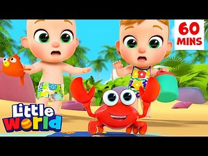 First Beach Day (Safety at the Beach) | Kids Songs & Nursery Rhymes by Little World