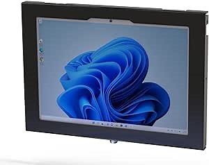 TABcare Locking Anti-Theft Metal Case for MS Surface Pro 8 9 10 11 as Kiosk, POS, Store, Show Display, Time Clock (Surface Pro 8/9/10/11, Black)
