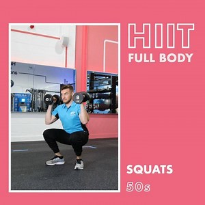4.5K views · 48 reactions | Pushed for time, but want that full body burn from head to toe? This 25 minute HIIT workout will sure do the trick: 50s Lunges 50s Close Push Ups 50s Bicep curl 50s Squats 50s Clean and Press 50s Bent over row 50s Squat to press 10s rest in between each exercise 60s rest in between rounds for a total of 3 rounds | The Gym Group | Facebook