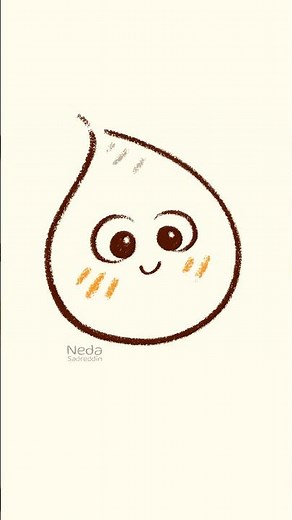 How To Draw A Cute Water Drop - Easy Step by Step Drawing Tutorial #chibidrawing #kawaiidrawing