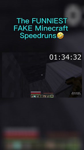 Credit: Ayundaru #minecraft #minecraftspeedrun #fakespeedrun #funny #funnyminecraft #gaming #funnyspeedrun #fakeminecraft