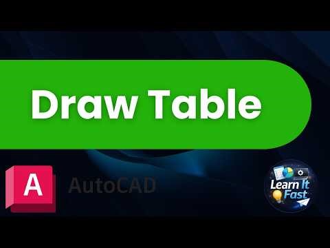 How to Draw a Table in AutoCAD (2026 Updated)