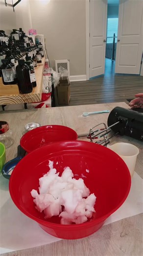 There is something so satisfying about watching whipped soap come together 😌 The texture. The fluff. The transformation. This is how I make my luxury whipped soap from start to finish — and yes, it feels just as good on your skin as it looks. #whippedsoap #asmr #satisfying #skincaretok #skincarereview