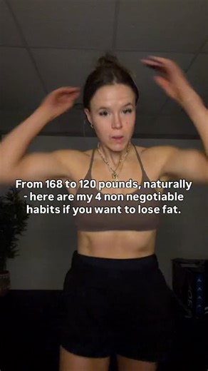 Number 4 is probably the hardest for most people (but definitely doable)⬇️ 1️⃣ Strength training - I stopped chasing a calorie burn and started focusing on mind muscle connection with my workouts. Building muscle changes everything - my metabolism, my shape & my confidence 2️⃣ Macros - there’s a difference between “eating high protein” and eating for YOUR body composition. This allows you to lose fat without restricting 3️⃣ Walking - just focus on daily steps and add an intentional mile walk dai