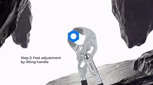 toolant 10-Inch Chrome Plated Pliers Wrench, CR-V Adjustable Wrench with Anti-Rust Coating, Smooth Parallel Jaws, Comfort Grip and Storage Pouch for Home Repair, Plumbing, Nuts, Water Pipes