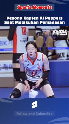 WOW‼️Go Yerim's Charm During Warm-Up⁉️#megawatihangestri #goyerim #aipeppers #redsparks #volleyball
