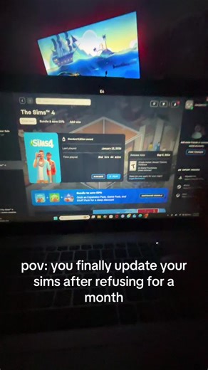 Updating My Sims Game After a Month of Waiting