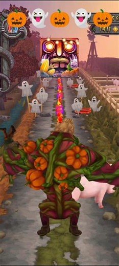 Caught by the Dragon Temple Run 2 Haunted Harvest - Halloween 🎃#templerunapp #templerun2 #dragon