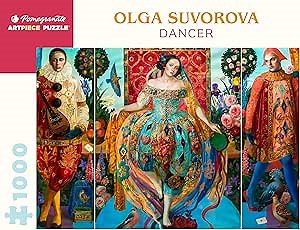 Pomegranate 1000-Piece Jigsaw Puzzle for Adults, Olga Suvorova's Dancer, Matte Finish, Snug Fit