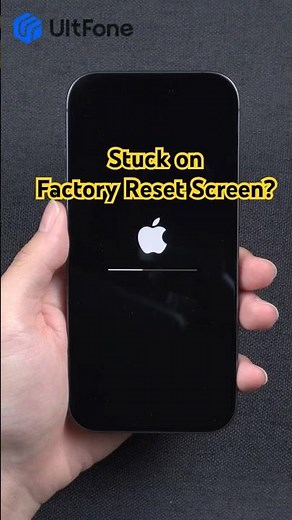 iPhone Stuck on Factory Reset Screen? This Will Fix It FAST! 🔥