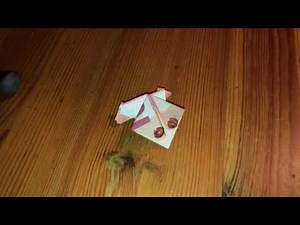 Geldgeschenk falten Frosch aus Geld falten Origami Anleitung how to fold money origami frog
