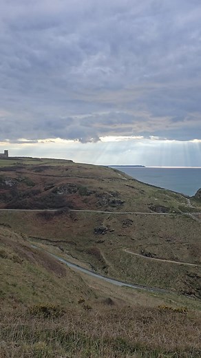 Amazing light over Cornwall #sun #Cornwall #tintagel #camelotcastle | Camelot Castle Hotel, Tintagel