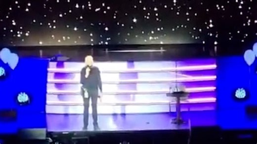 Moment Peter Kay's show is evacuated due to unforeseen circumstances