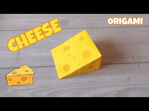 CHEESE ORIGAMI|STEP BY STEP TUTORIAL #cheese #diy #origami #papercraft