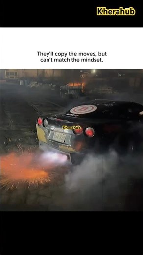 black sports car. Nitro drift mindset.