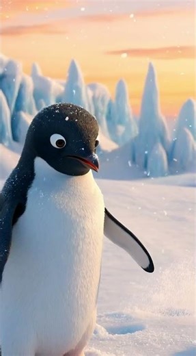 Penguenler Birbirlerine İnanmıyor. :D AI Tarafından Yapılmıştır.