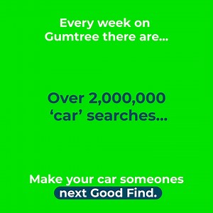 2.1K views | Good Find. Because demand is high. With over 2 million ‘car’ searches on Gumtree every week, take the wheel on selling your preloved motor privately and find it a good home by listing on Gumtree Sell your car on Gumtree: https://my.gumtree.com/postad/ #UsedCar #GumtreeMotors #SellingTips *Based on average number of ‘car’ searches and replies in Gumtree’s car category over 4 week period August - September 2021. | Gumtree UK | Facebook