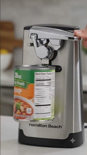 Effortless Opening! 🥫✨ | Hamilton Beach Extra-Tall Can Opener