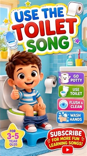 🚽Use the Toilet Song 🚽 | Potty Training Song for Kids | Nursery Rhymes for Toddlers