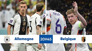 Allemagne-Belgique EN DIRECT: les cadres débutent, Orel Mangala s'invite dans le onze des Diables Rouges