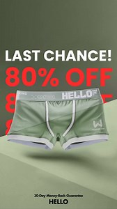 "80% off? Bought enough for two years." - Mike T. ⭐⭐⭐⭐⭐ Smart man. Because HELLO Classic delivers: → No-dig, no-roll comfort all day → Works with your body, not against it → Breathable support that works → Confidence where it counts At 80% OFF, stocking up isn't optional. Get yours while supplies last! | HELLO - The Only Underwear You'll Ever Need