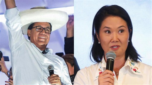 Roberto Sánchez y Keiko Fujimori van a un escrutinio voto a voto para definir quién será el nuevo presidente de Perú