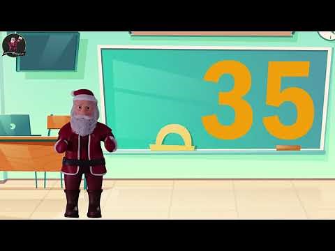 Learn To Count to 100 with Santa. Counting numbers learning video for toddlers.