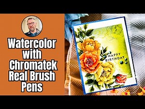 How to Watercolor with Chromatek Real Brush Pens