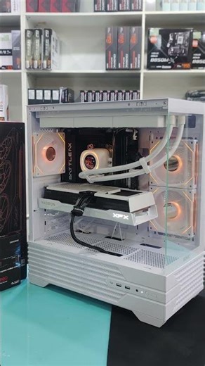 7800X3D + 9070XT White Build ❄️🤍 Ultimate Gaming Beast! #7800x3d #9070xt