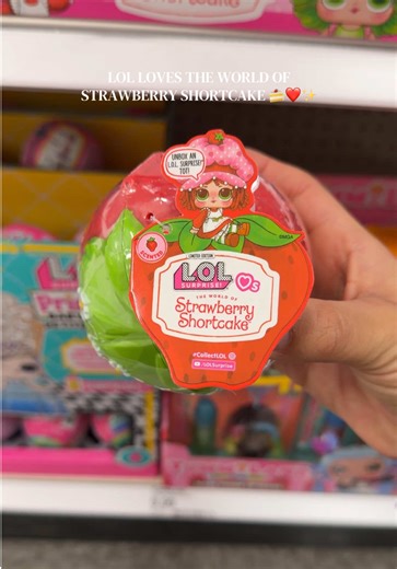 I found these about a month and finally opened them! I LOVE and need them all! They are scented, too! #lolsurprise #strawberryshortcake #target #targetfinds #lolsurprisedolls