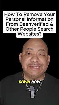 How To Remove Your Name From Been Verified?