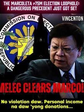 SUPERCUT| The Marcoleta ₱75M Election Loophole: A Dangerous Precedent Just Got Set