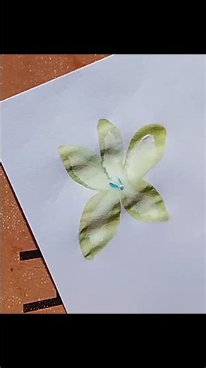 Easy Abstract Watercolor Flower Design | Step-by-Step Art Tutorial