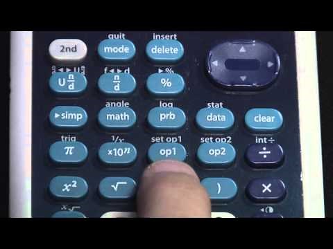 TI-34 Binomial Probability