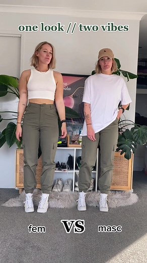 which oufit would you wear?🌈❤️‍🔥 #genderfluid #masc #fem #nonbinary #outfitideas