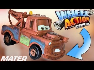 Disney Cars Wheel Action Drivers Mater Unboxing - He Has A Really Cool Expression
