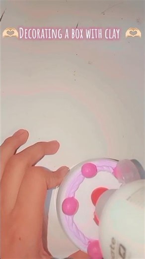 Decorating a Box with Clay 🩷 | Mim’s Craft Studio