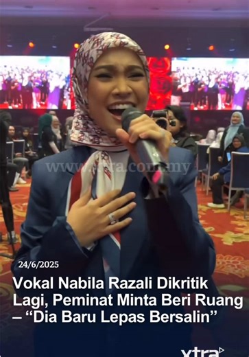 Nabila Razali: Kembali Dengan Vokal Mantap Selepas Bersalin