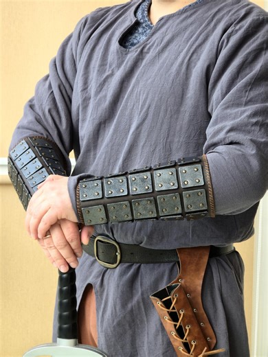Segmented Warden Bracer Pattern - Type 2 | DIY Foam & Leather Armor - Etsy